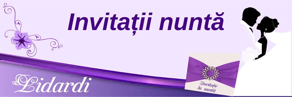 Invitatii nunta Lidardi