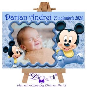 Marturii botez magneti dreptunghi Mickey Mouse