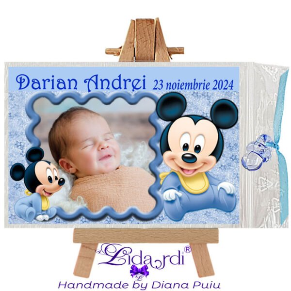 Marturii botez magneti dreptunghi Mickey Mouse