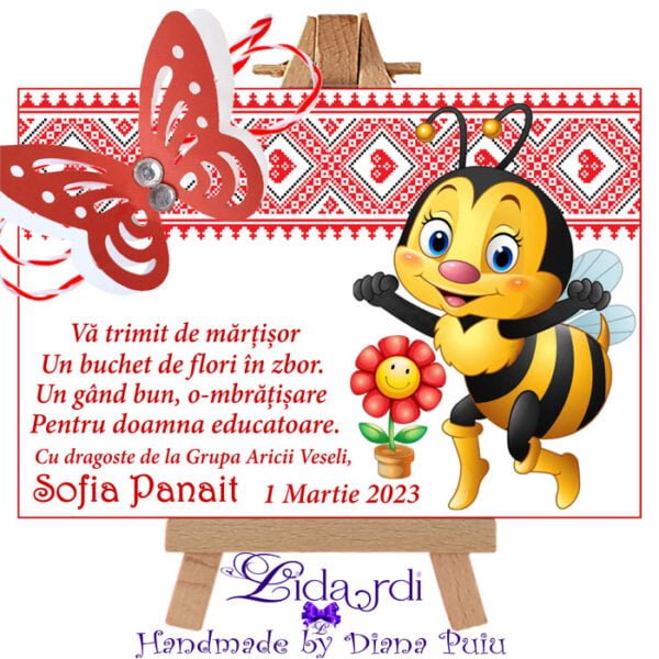 Martisoare magneti handmade Albinute