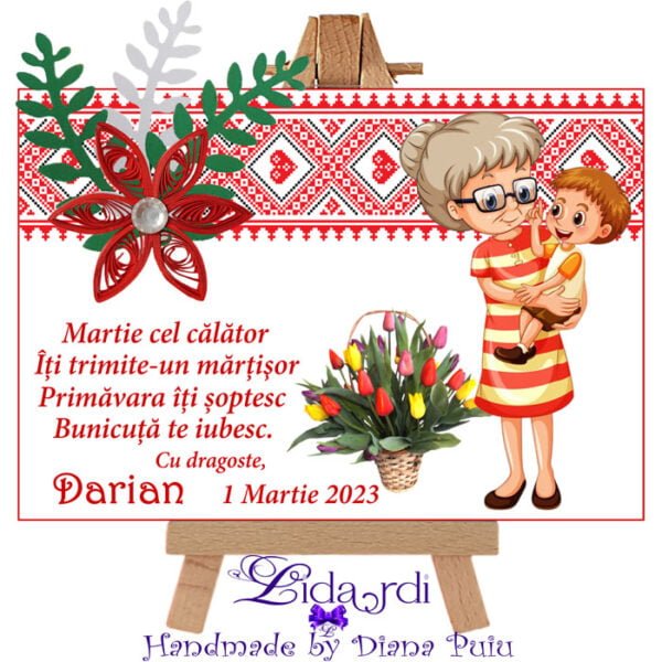 Martisoare magneti handmade Baieti