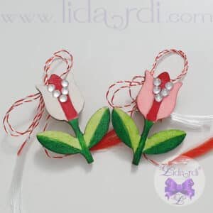 Martisor lalea lemn abilitati practice