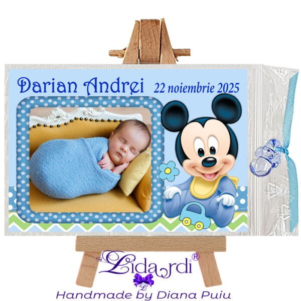 Marturii botez magneti dreptunghi Mickey Mouse