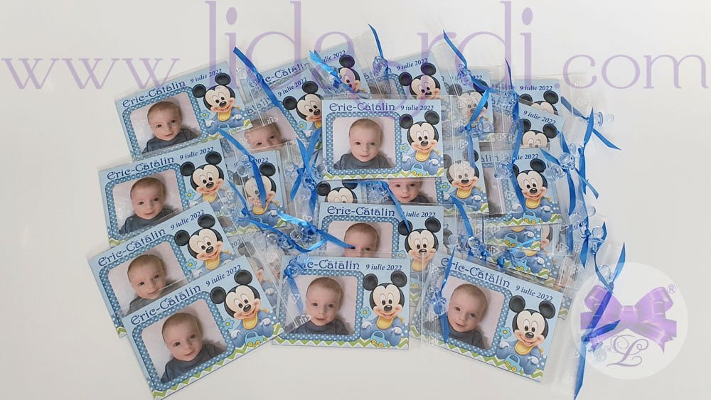 Marturii botez magneti dreptunghi Mickey Mouse