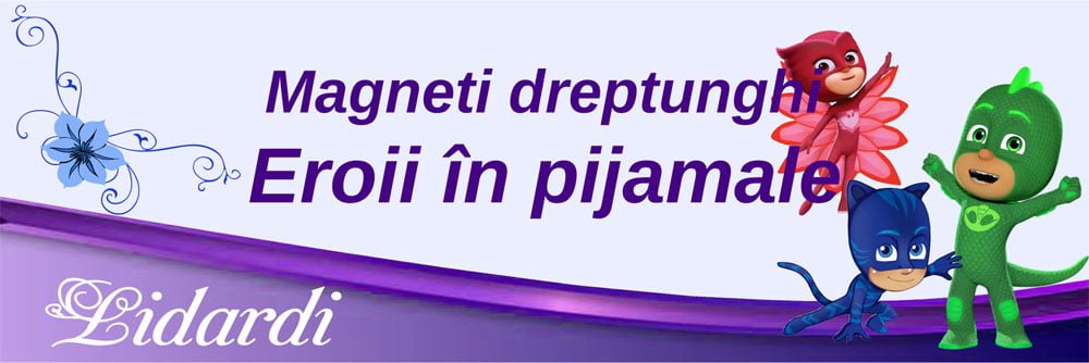 Marturii magneti botez dreptunghi baieti Lidardi