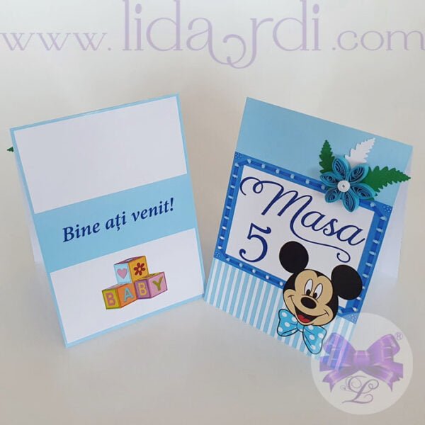 Numar masa botez Mickey Mouse