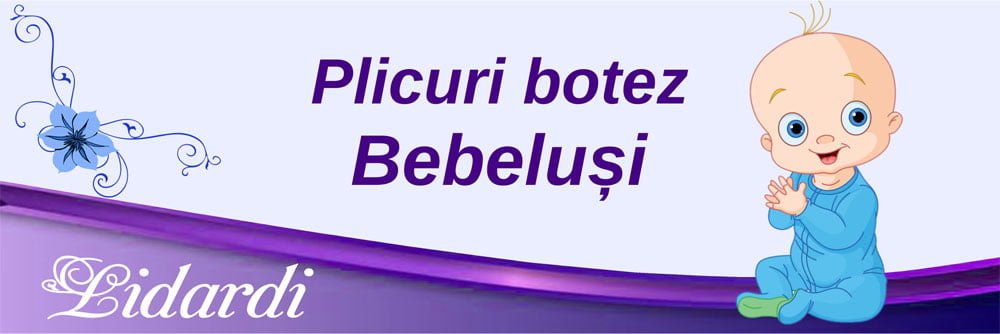 Magneti botez dreptunghi baieti Lidardi