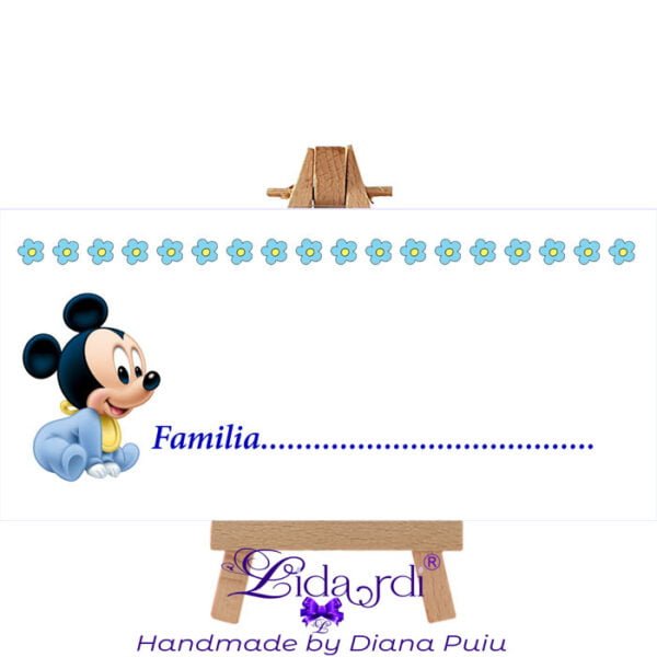 Plic bani botez Mickey Mouse