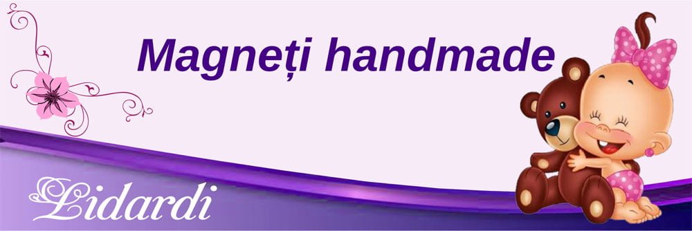Magneti botez dreptunghi baieti Lidardi