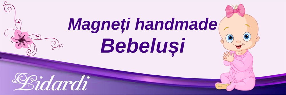 Magneti botez dreptunghi baieti Lidardi