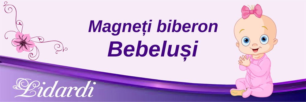 Magneti botez dreptunghi baieti Lidardi