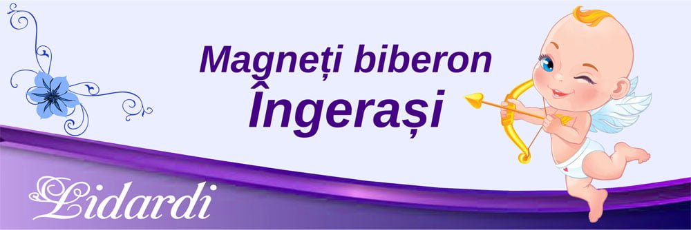 Marturii magneti botez dreptunghi baieti Lidardi