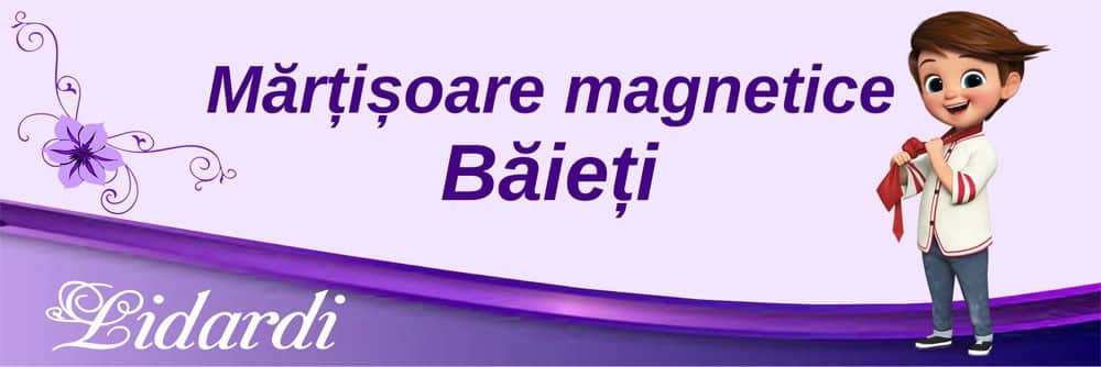 Magneti botez dreptunghi baieti Lidardi