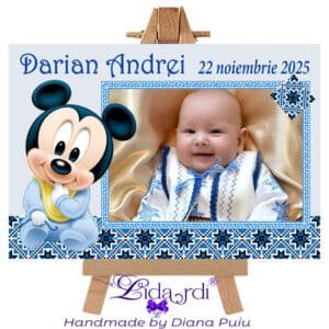 Marturii botez magneti dreptunghi Mickey Mouse