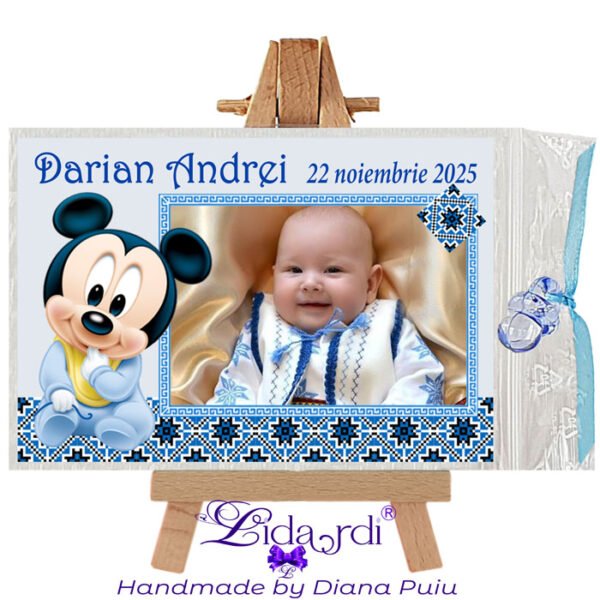 Marturii botez magneti dreptunghi Mickey Mouse