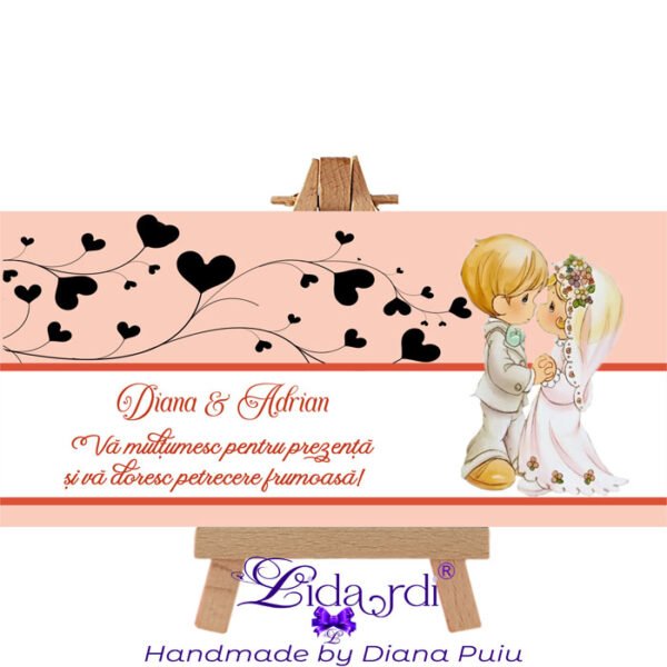 Plic bani nunta, Lidardi Handmade, PBNL 28 - imagine 3