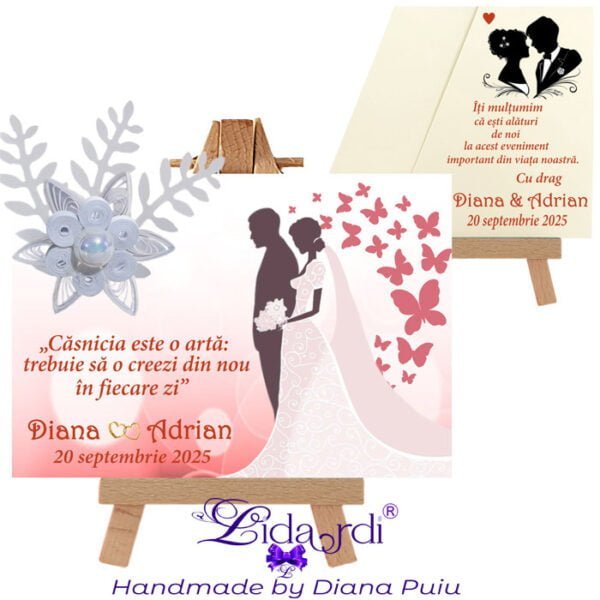 Marturii nunta magneti handmade